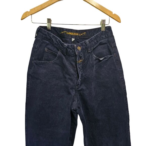 VINTAGE MARITHE FRANCOIS GIRBAUD JEANS DARK WASH‎ COTTON TAPERED 11/12 - Picture 5 of 5